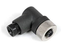 SM C10 NF12-R4SPO-BP7 - Schmid-M: M12 Female Connector,4Pole,Angled,Screw Terminals with PG7 O